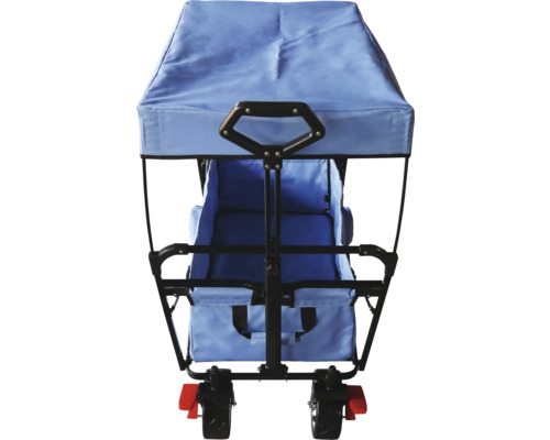 Chariot à bras avec toit et poignée