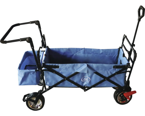 Bollerwagen mit verstellbarem Griff und Feststellbremse