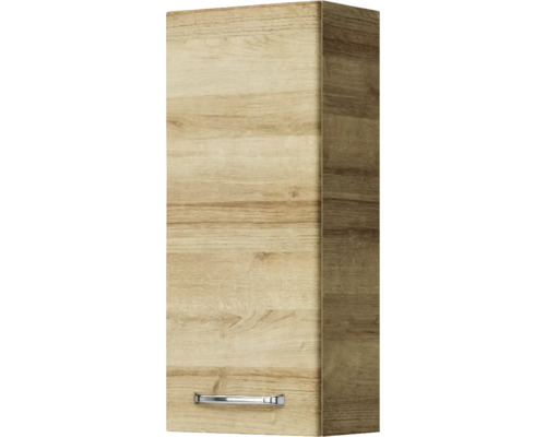 Holzfarbener Hängeschrank mit Griff
