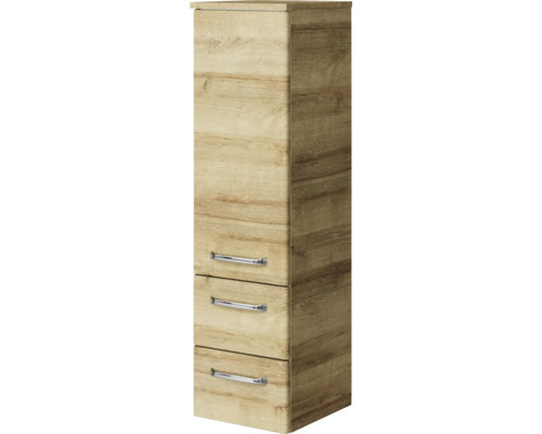 Hochschrank mit drei Schubladen in Holzoptik