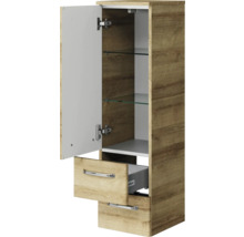 Badezimmerschrank mit Schublade und Glasböden