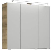 Kleiderschrank mit drei Türen und Beleuchtung