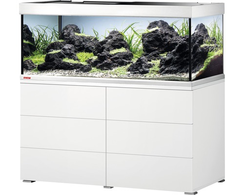 Aquariumkombination EHEIM proximaTEC 325 inkl. Filter, LED-Beleuchtung, Heizer, Unterschrank weiß