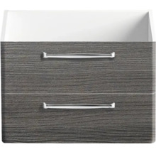 Badezimmerschrank mit zwei Schubladen und Griffen