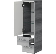 Badezimmerschrank mit Schubladen, Tür und Regalböden