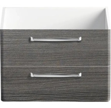 Waschtischunterschrank mit zwei Schubladen und Griffen