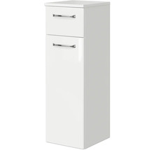 Badezimmer Hochschrank mit zwei Schubladen und Griffen