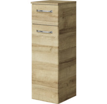 Badmöbel Hochschrank mit zwei Schubladen