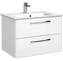 Waschtischunterschrank mit zwei Schubladen und Waschbecken