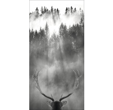 Giclée Leinwandbild Looking Deer 90x180 cm