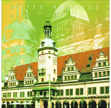Altes Rathaus Gebäudeansicht mit Turm und Uhr