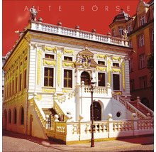 L''Alte Börse, un bâtiment historique à l''architecture baroque, avec un escalier extérieur.