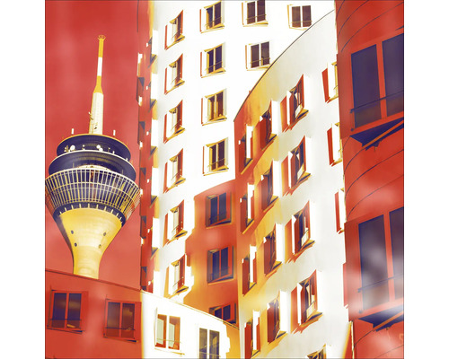 Architekturaufnahme mit Fernsehturm und Gebäuden