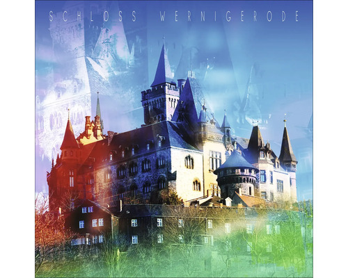 Schloss Wernigerode mit Türmen und Gebäuden