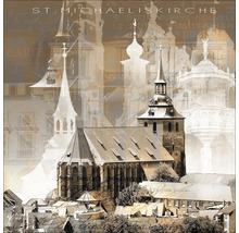 Illustration de l''église Saint-Michel avec plusieurs tours