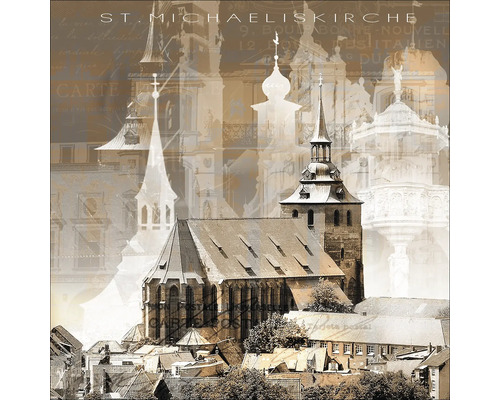 Tableau en verre Lüneburg XIV 30x30 cm