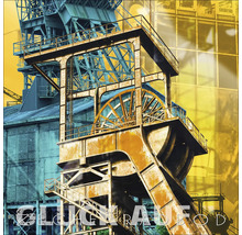 Photographie d''une mine d''acier