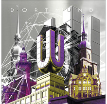 Collage mit Dortmunder Stadtansichten, darunter das Dortmunder U