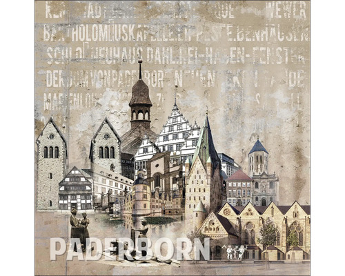 Tableau en verre Paderborn II 50x50 cm