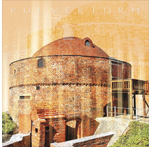 Illustration de la tour à poudre, un bâtiment historique en briques