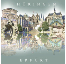 Thüringen und Erfurt Stadtbild Collage
