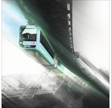 Monorail sur rail surélevé