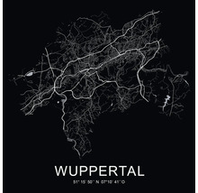 Plan de la ville de Wuppertal