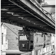 Wuppertaler Schwebebahn im Stadtbild