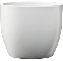 Cache-pot Soendgen Basel Elegance céramique Ø 13 cm h 12 cm gris clair