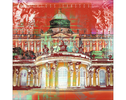 Schloss Sanssouci im dekorativen Stil