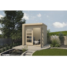 Gartenhaus weka Designhaus 262 A inkl. Fußboden 213 x 216 cm natur