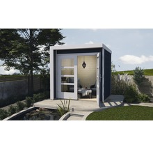 Gartenhaus weka Designhaus 262 A inkl. Fußboden 213 x 216 cm anthrazit