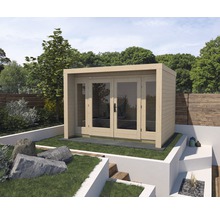 Gartenhaus weka Design 263 Gr. 2 inkl. Fußboden 305 x 250 cm natur