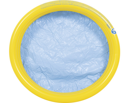 Aufblasbarer Pool mit gelbem Rand