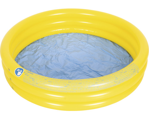 Gelbes aufblasbares Planschbecken für Kinder