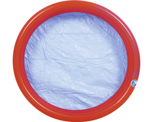Aufblasbarer Kinderpool mit rundem, rotem Rand