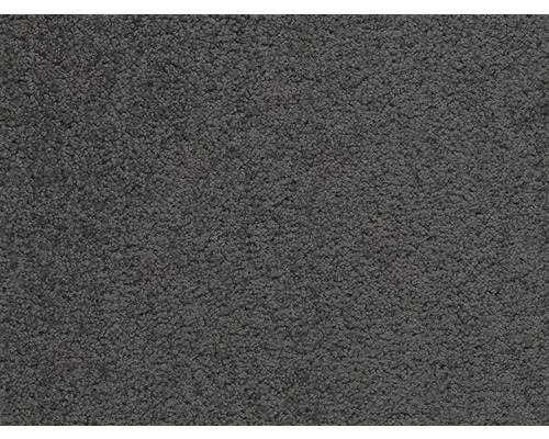 Moquette Saxony Silkysoft gris foncé largeur 400 cm (au mètre)