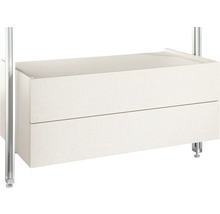Schrankmodul mit zwei Schubladen