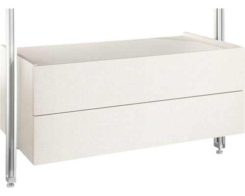 Schrankmodul mit zwei Schubladen