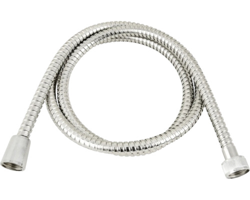 Flexibler Duschschlauch aus Metall mit Anschlussstücken