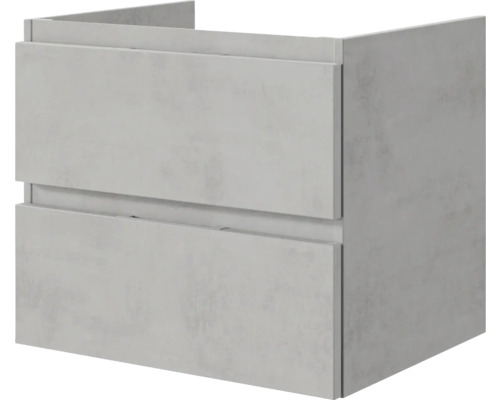 Meuble sous-lavabo avec deux tiroirs