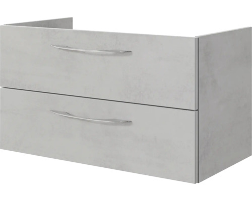 Meuble sous-lavabo avec deux tiroirs