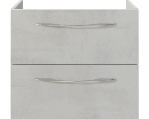 Unterschrank mit zwei Schubladen und Griffen