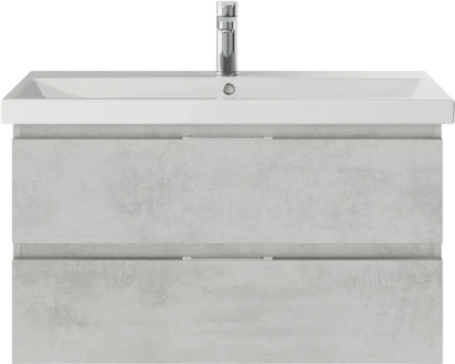 Waschtisch mit Waschbecken und zwei Schubladen