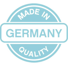 Hergestellt in Deutschland Qualitätssiegel