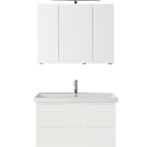 Waschtisch mit Unterschrank und Spiegelschrank für das Badezimmer