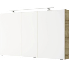 Kleiderschrank mit drei Türen und Beleuchtung