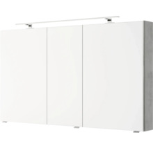 Badezimmerschrank mit drei Türen und Beleuchtung