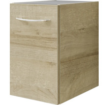 Holzfarbener Unterschrank mit Griff