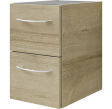 Unterschrank mit zwei Schubladen und Griffen